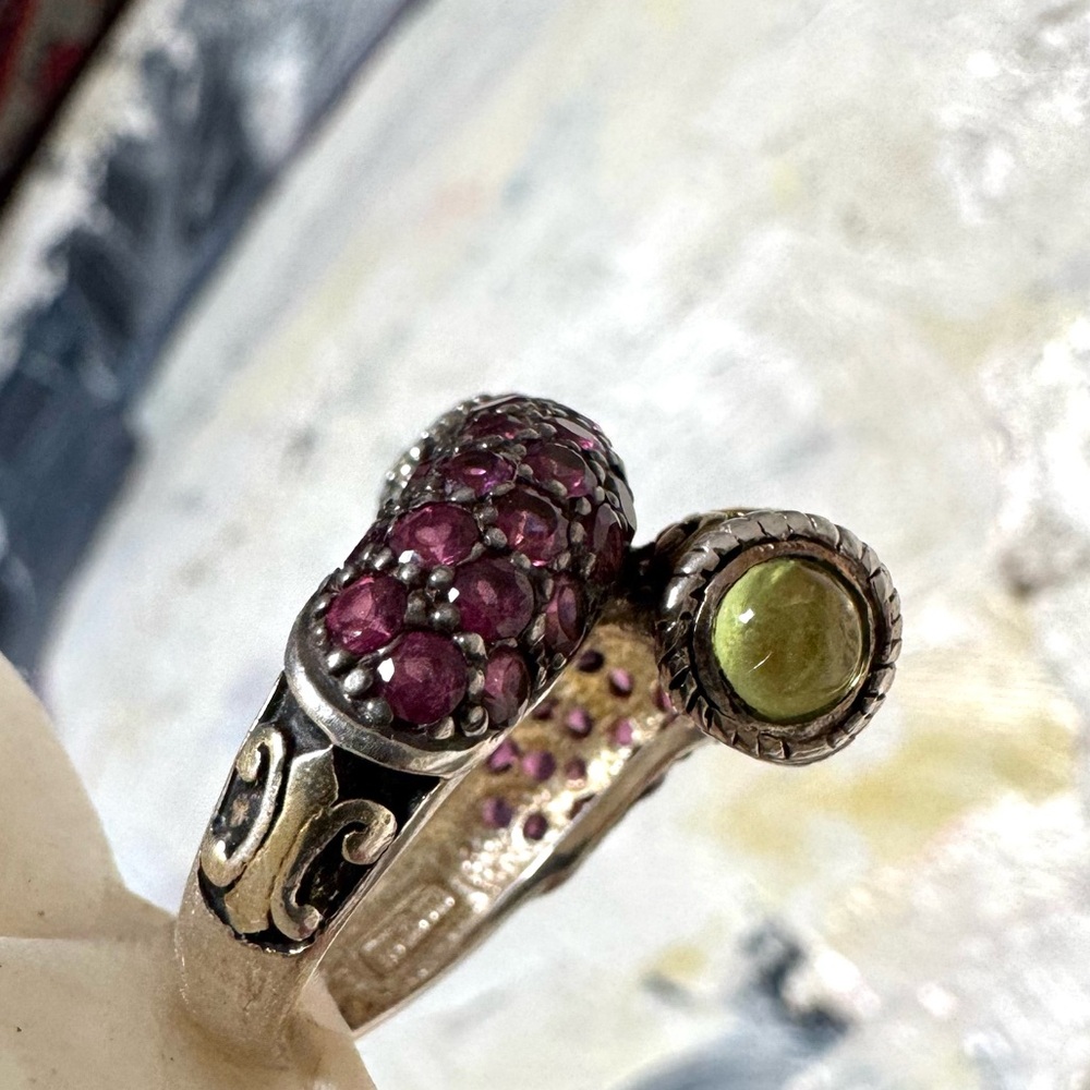 Sterling Gemstone ring - Picture 5 of 7